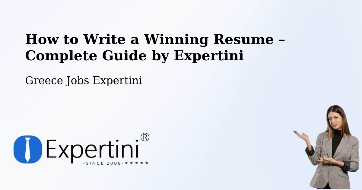 Resume Writing Guide for Job Seekers – Vrontoú - Vrontoú, Greece Jobs Expertini