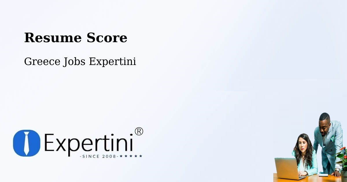 Resume Score & Job Description Match Tool – Vrontoú - Greece Jobs Expertini