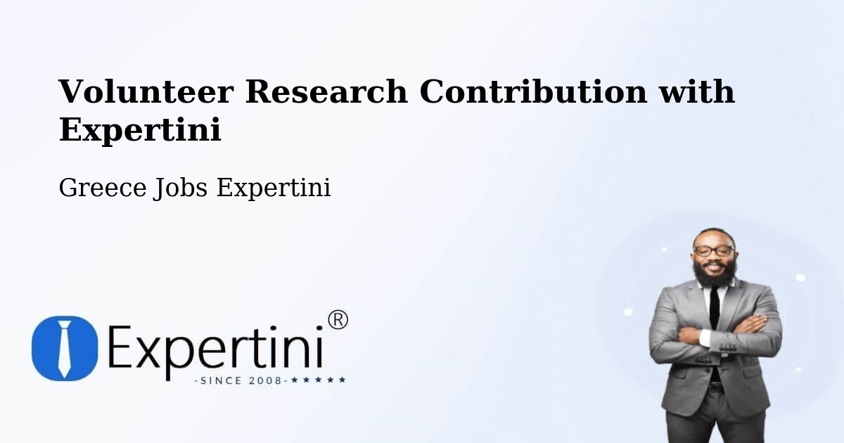 Volunteer Research Contribution Program – Vrontoú - Greece Jobs Expertini
